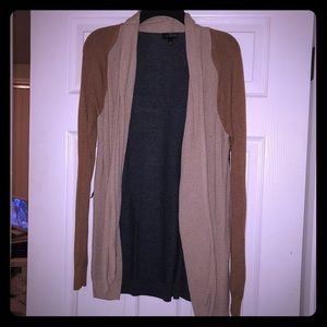 Color block cardigan